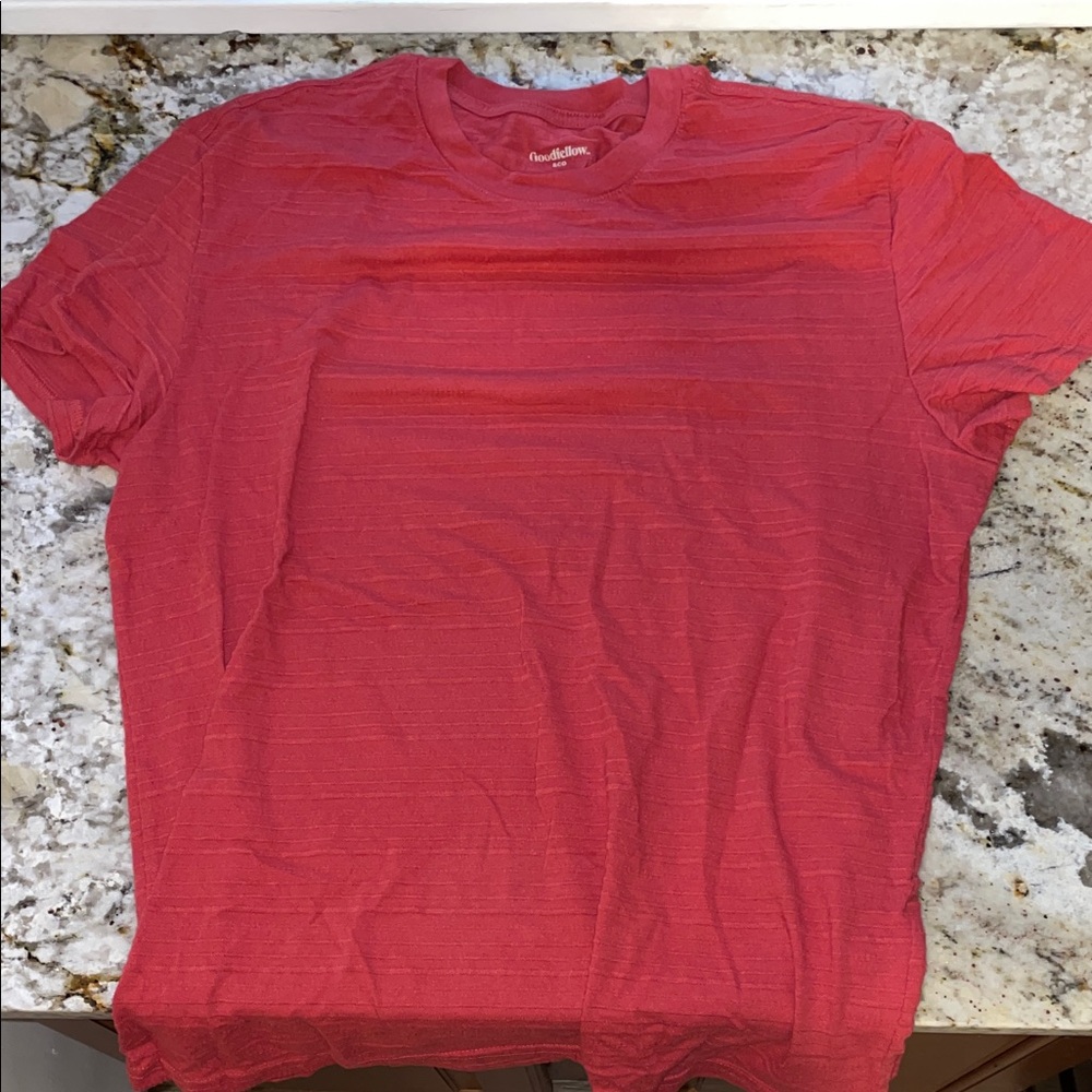 Goodfellow & Co Red Short Sleeve Tee
